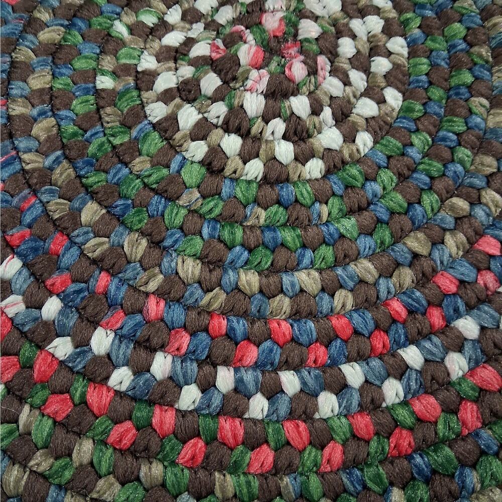 Colonial Mills Delicious Braid Reversible Round 3X3 Area Rug Multicolor - Picture 2 of 5